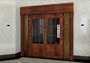 דלת כניסה לבית הכנסת